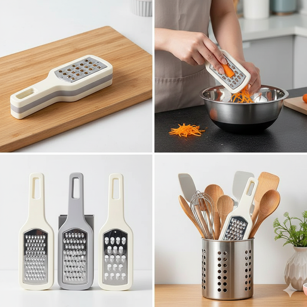 3-in-1 multifunctional vegetable graters and peelers