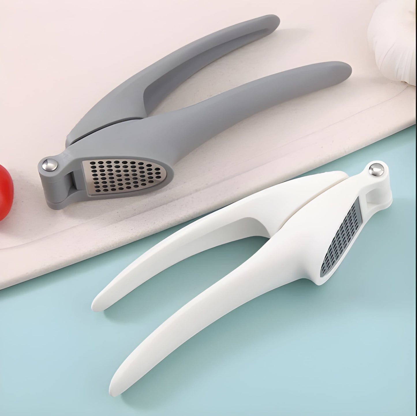 Garlic Press Mincer Stainless Steel Ginger Crusher