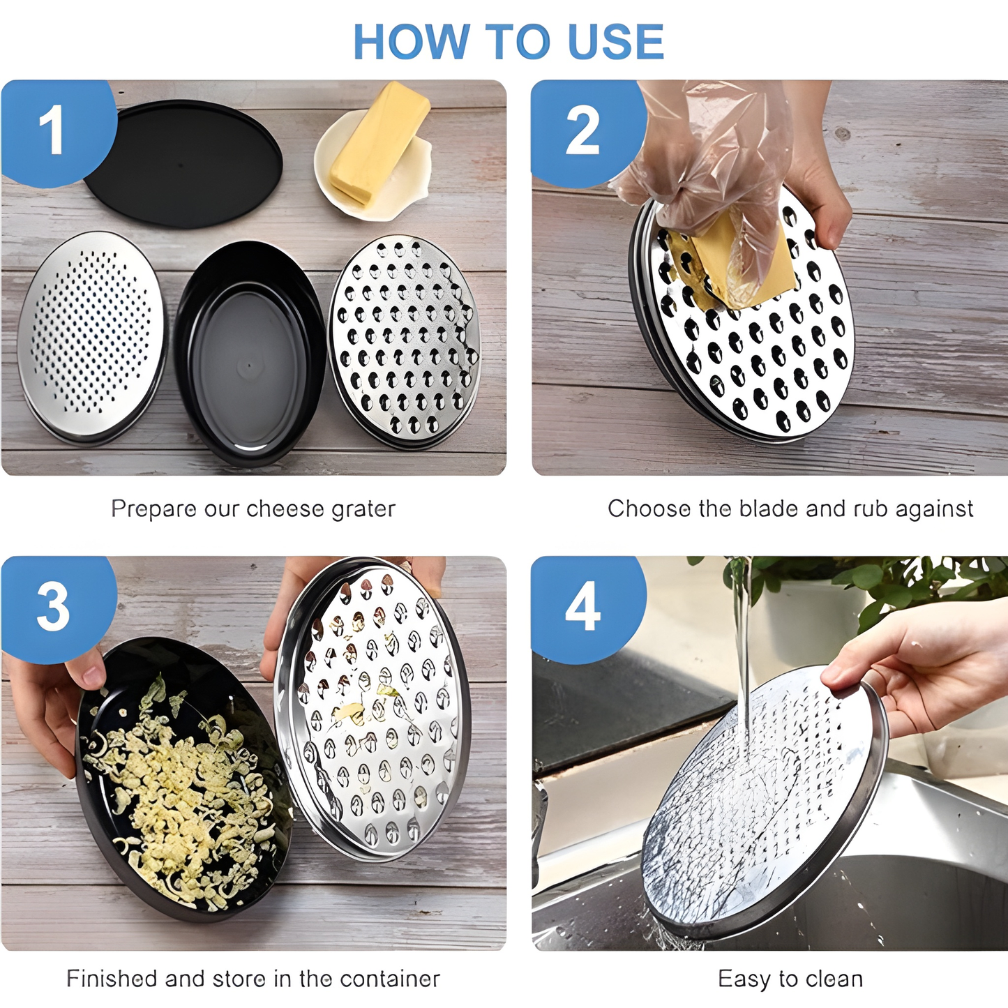 The Smart 2-in-1 Grater with Storage Box