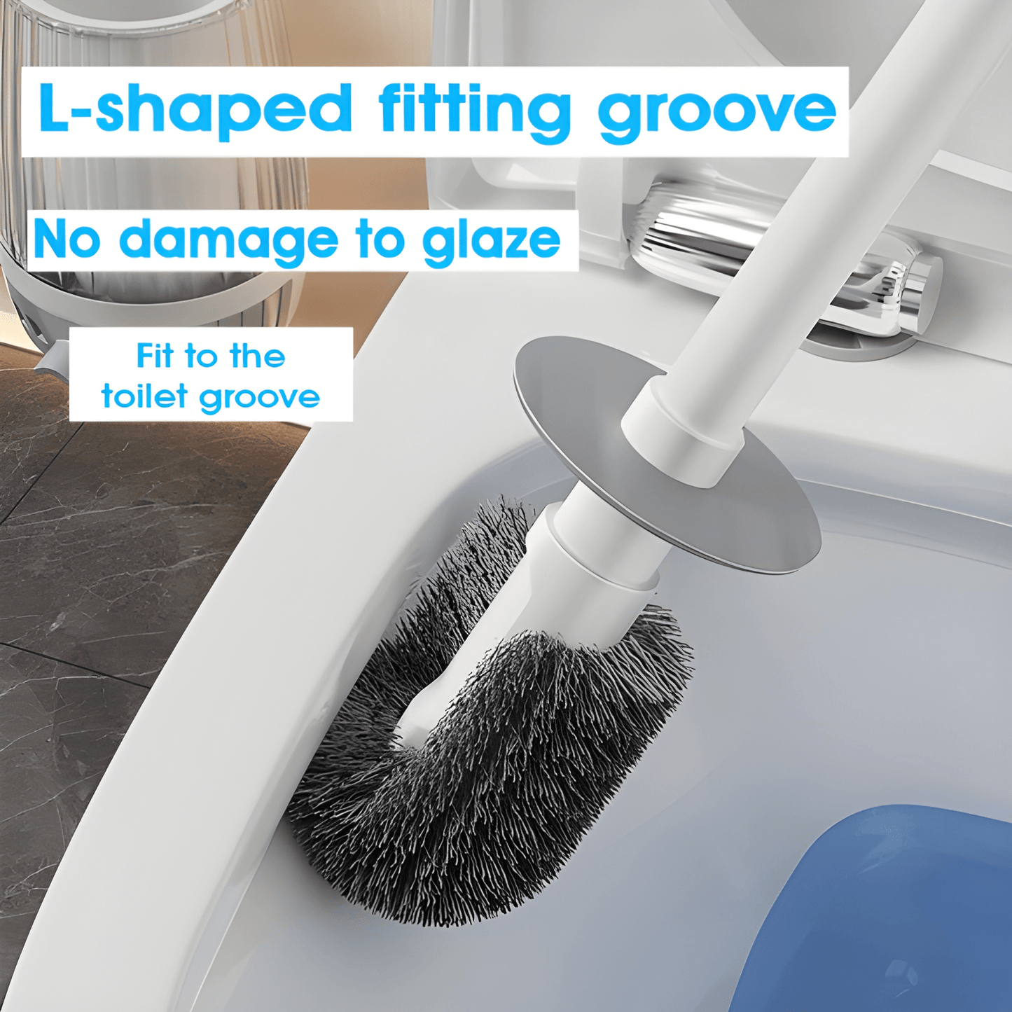 Practical Wire Toilet Brush – Wall Mountable