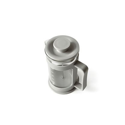 Coffee and Beverage Maker - Glass and Plastic with Precise Measurement Markers.