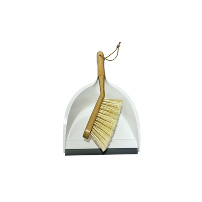 Dustpan and Broom Set with Wooden Handle – Practical and Quick Cleaning