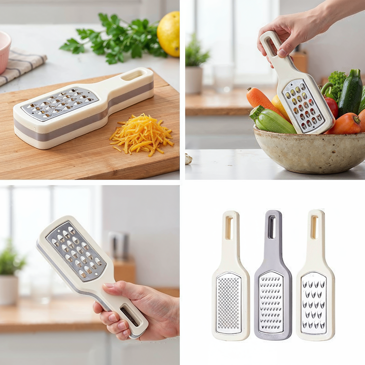 3-in-1 multifunctional vegetable graters and peelers