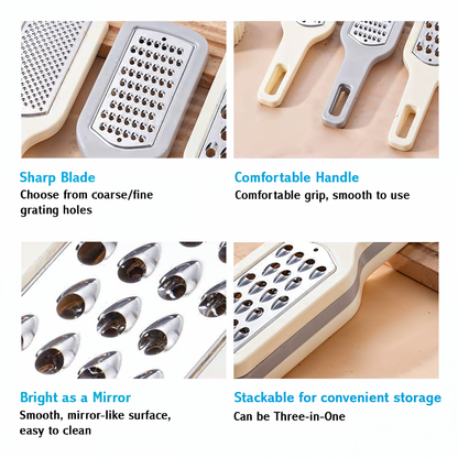3-in-1 multifunctional vegetable graters and peelers