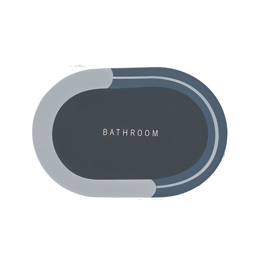 Non-Slip oval Bathroom Rubber Mat