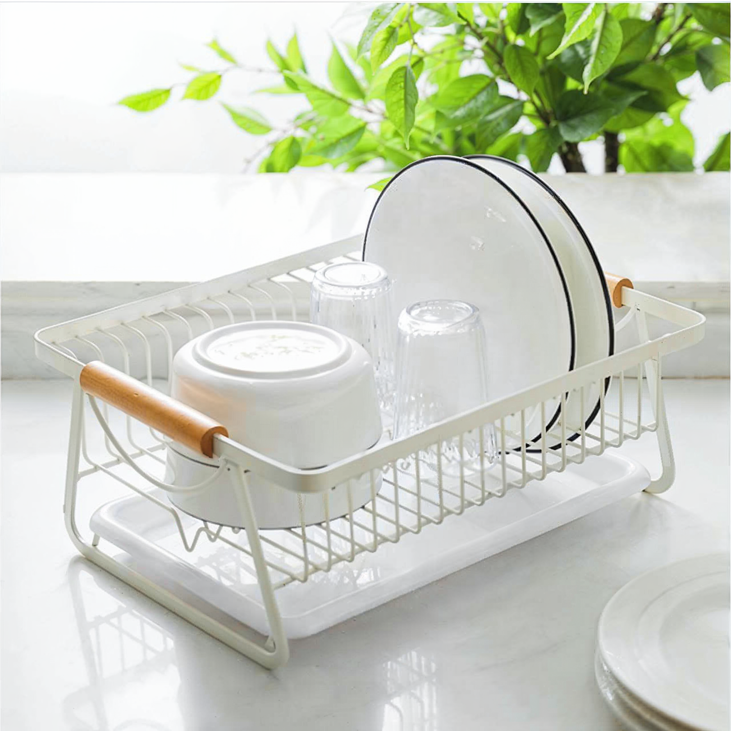 Stainless Steel Dish Rack (40 × 29.5 x 12.5 cm)