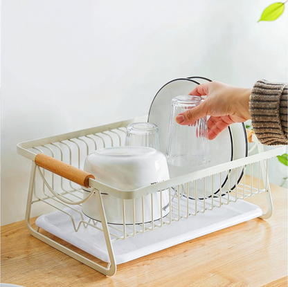Stainless Steel Dish Rack (40 × 29.5 x 12.5 cm)