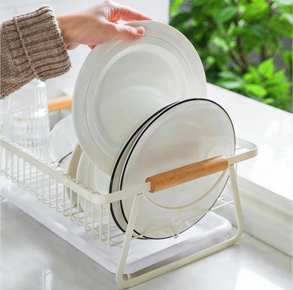 Stainless Steel Dish Rack (40 × 29.5 x 12.5 cm)