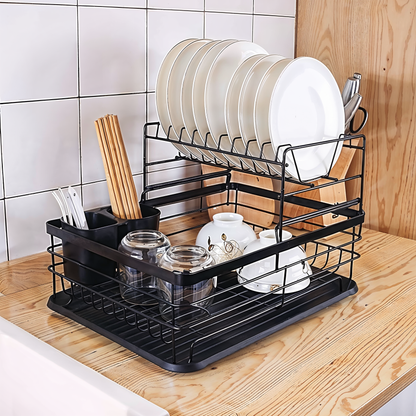 Tier dish drying rack