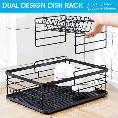 Tier dish drying rack