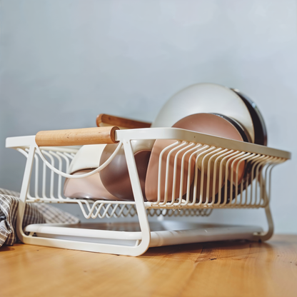 Stainless Steel Dish Rack (40 × 29.5 x 12.5 cm)