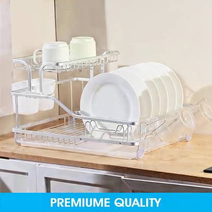 Aluminum dish drying rack