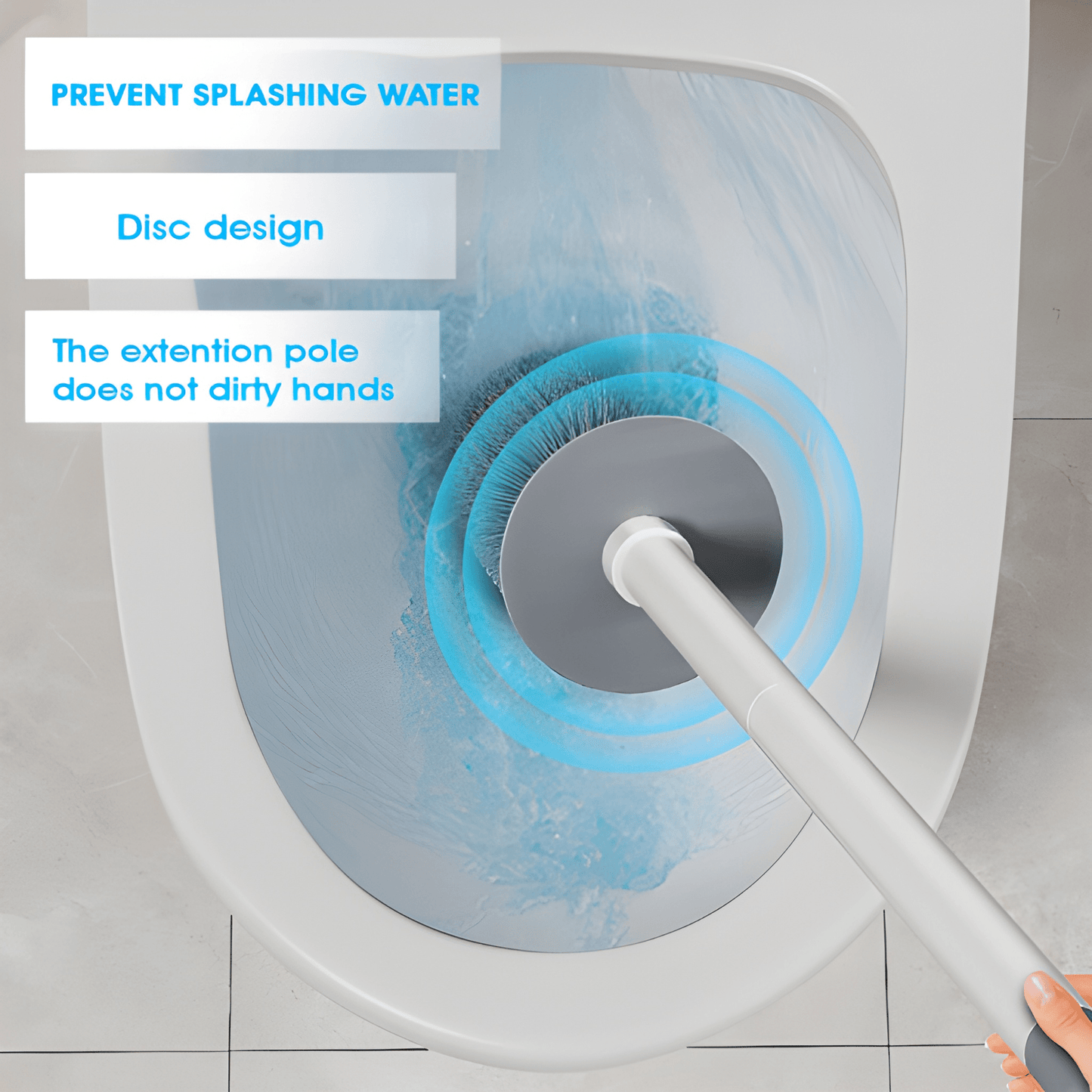 Practical Wire Toilet Brush – Wall Mountable