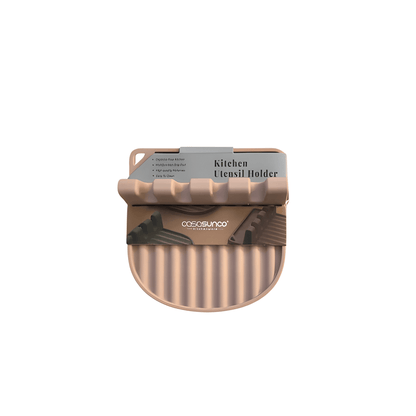 Heat-Resistant BPA-Free Silicone Utensil Rest.